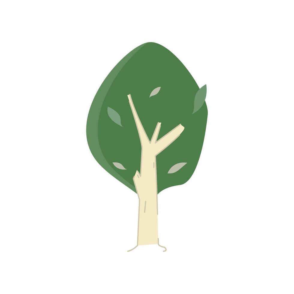 Simple icon wood, a simple illustration vector