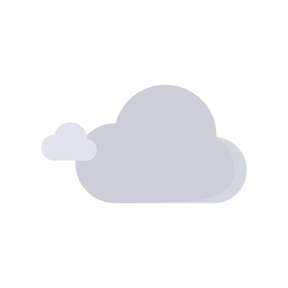 Simple icon cloud, a simple illustration vector