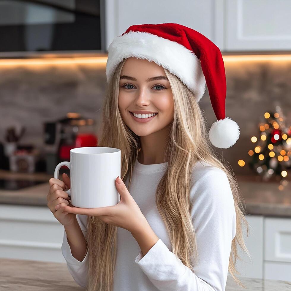 Stylish Coffee Mug Mockup with Editable Layers photo