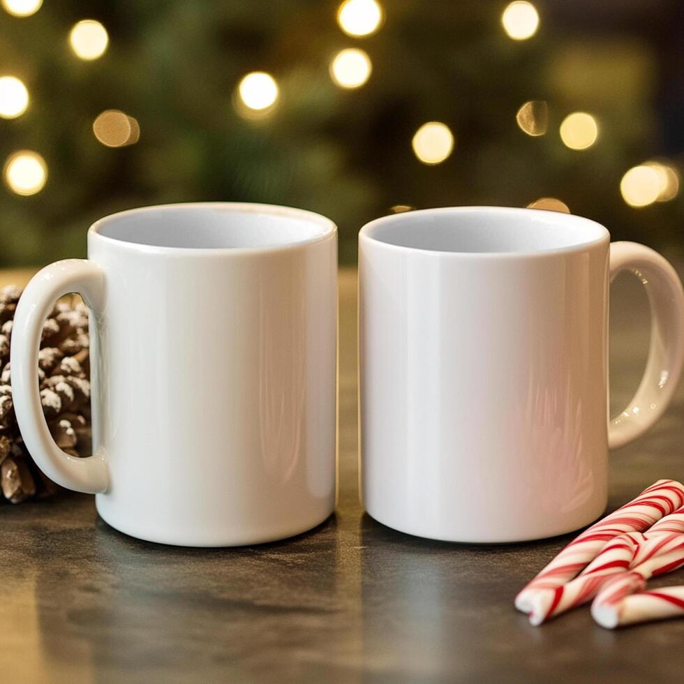 Blank Mug Mockup for Sublimation and Print-On-Demand photo