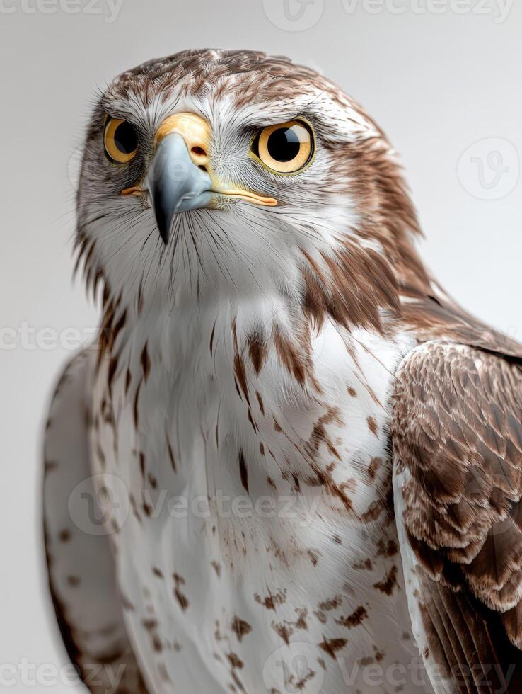 an eagle with a yellow beak and white feathers34 photo