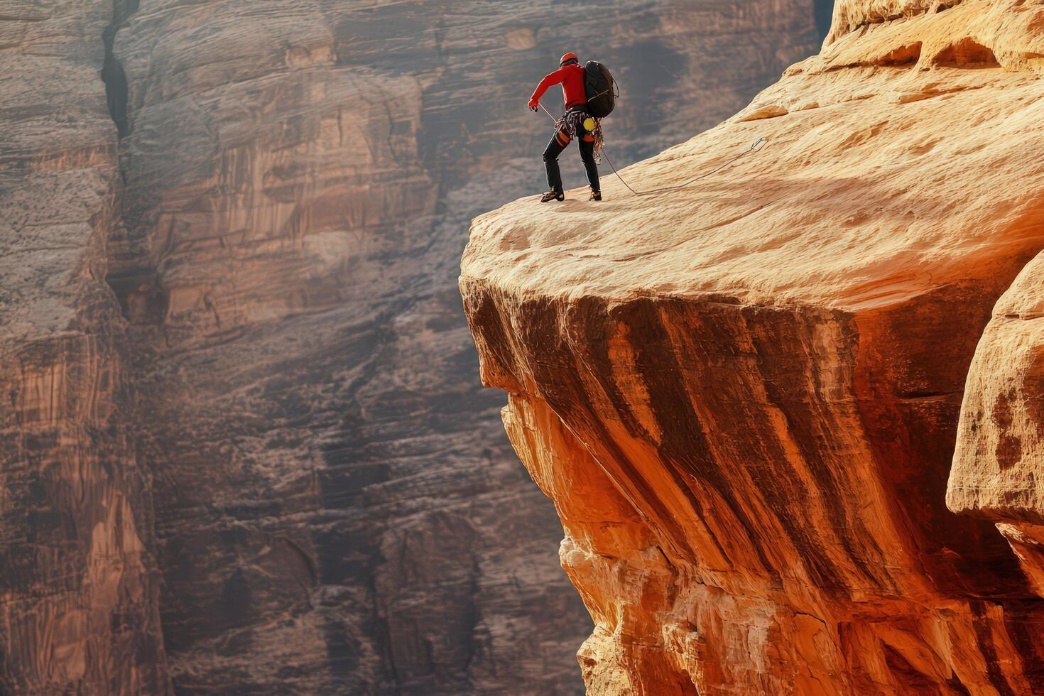 a man Extremes rock climbing19 photo