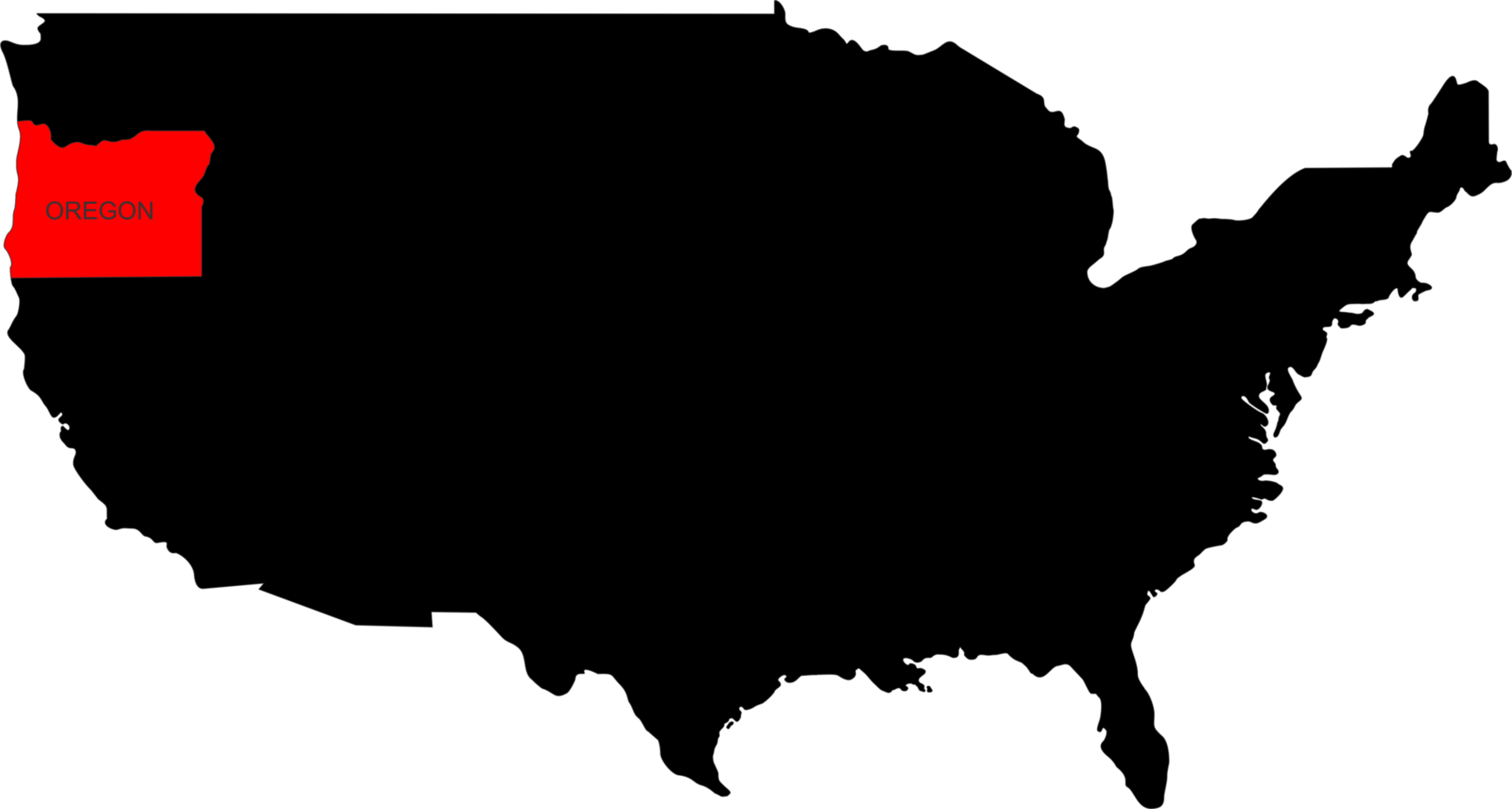 ORREGON pin map location png
