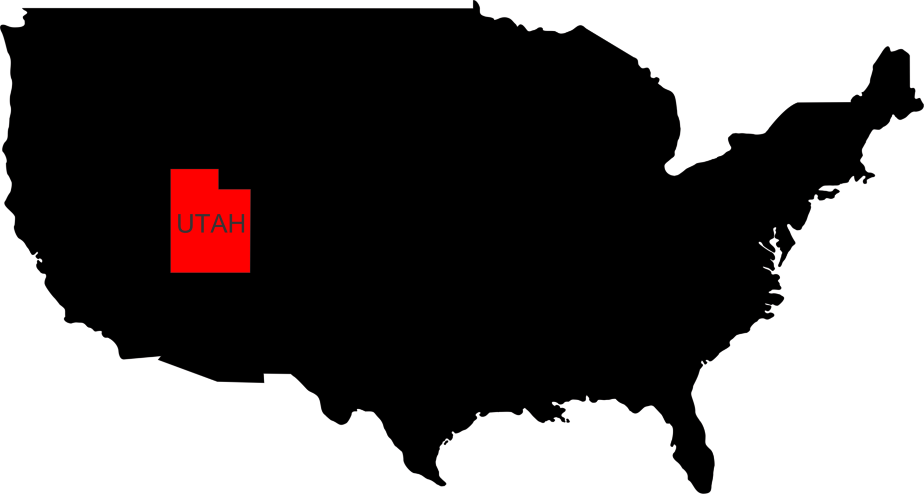 UTAH pin location png