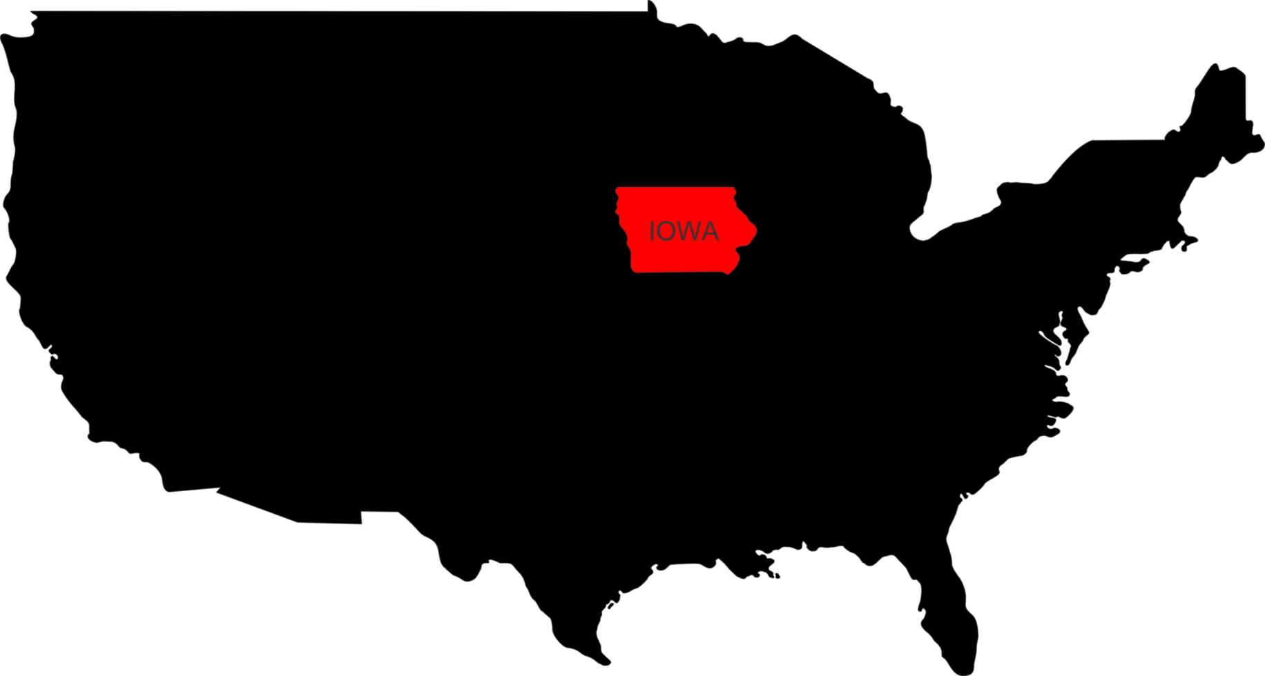 IOWA pin location png