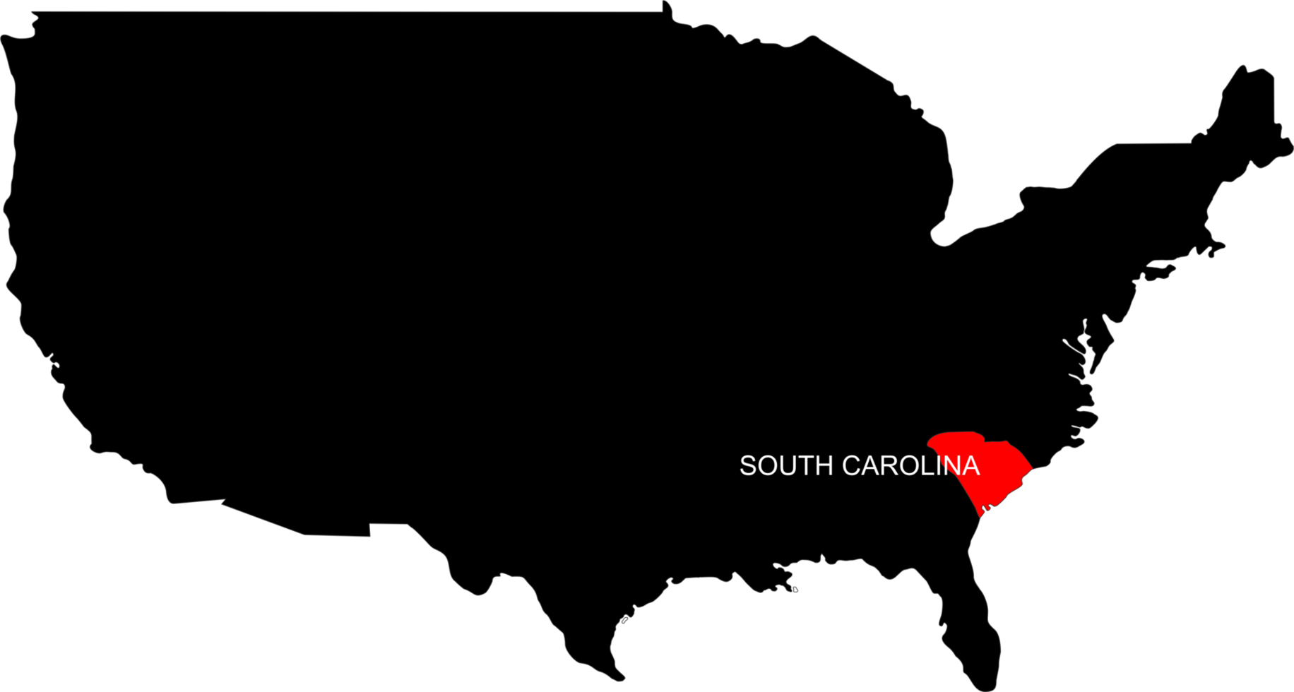 SOUTH CAROLINA map location png