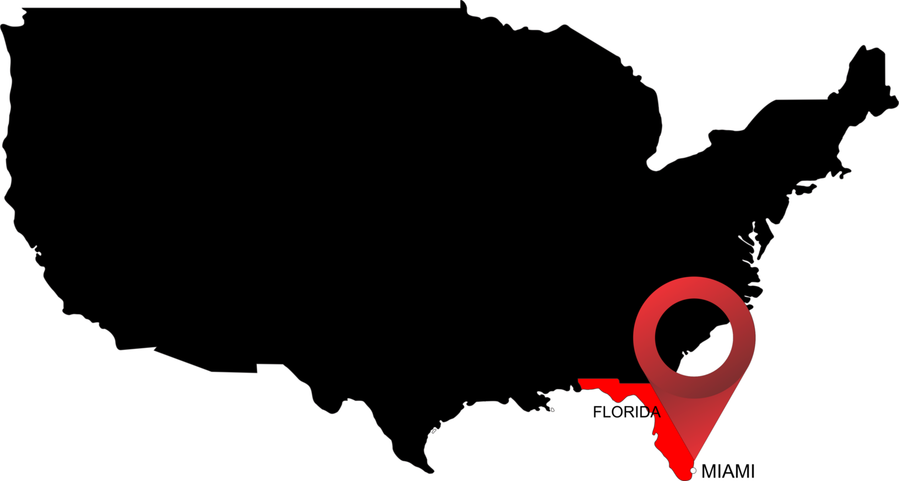 MIAMI pin map location png