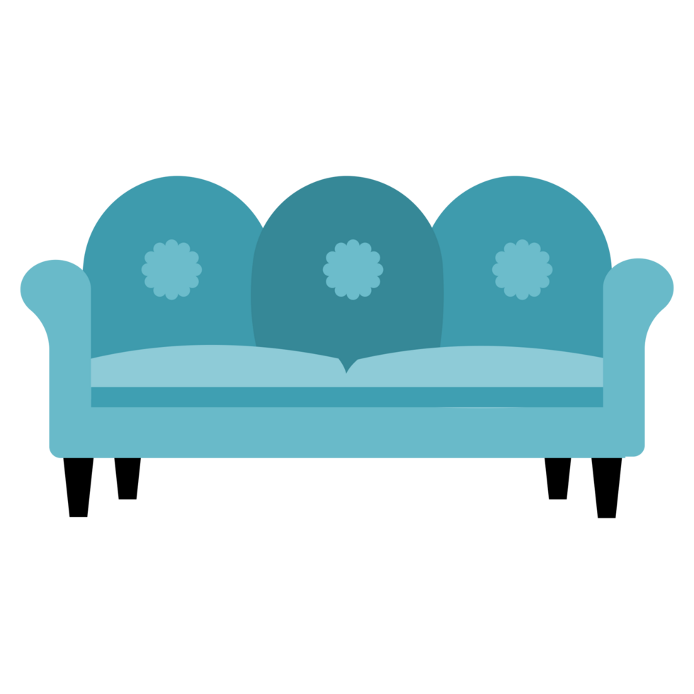 a blue couch for house design and decor png