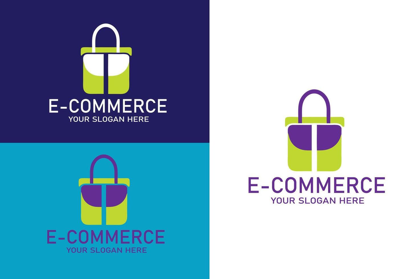 Modern E-Commerce Logo vector