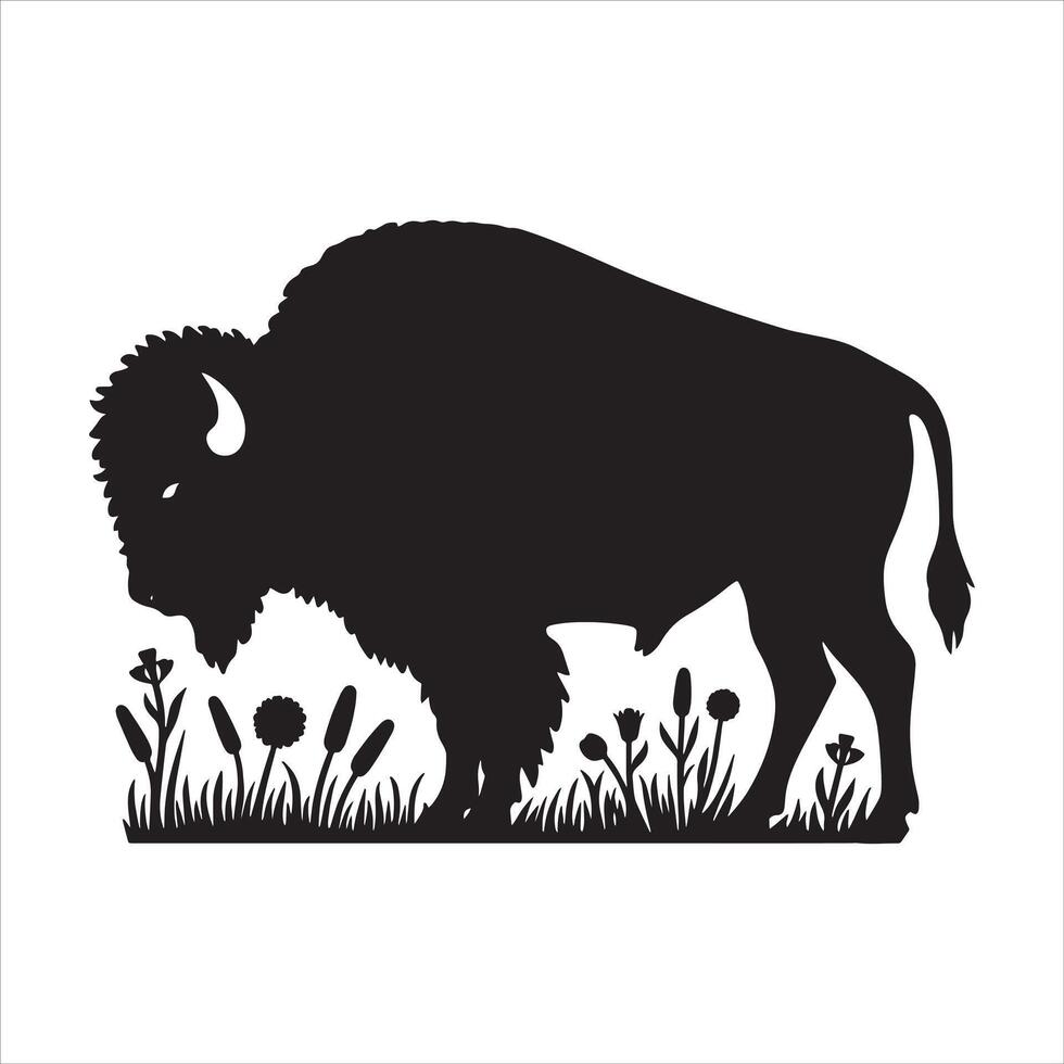 The Ancient Spirit of Buffalo vector