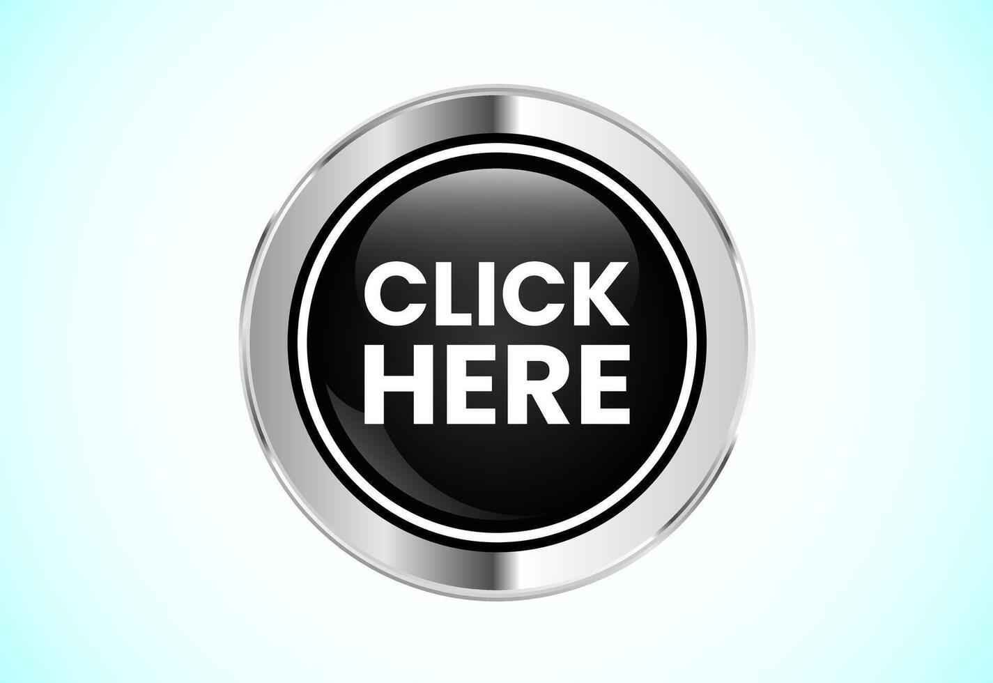 Click here button illustration, Clicking icon suitable for mobile app, and website vector