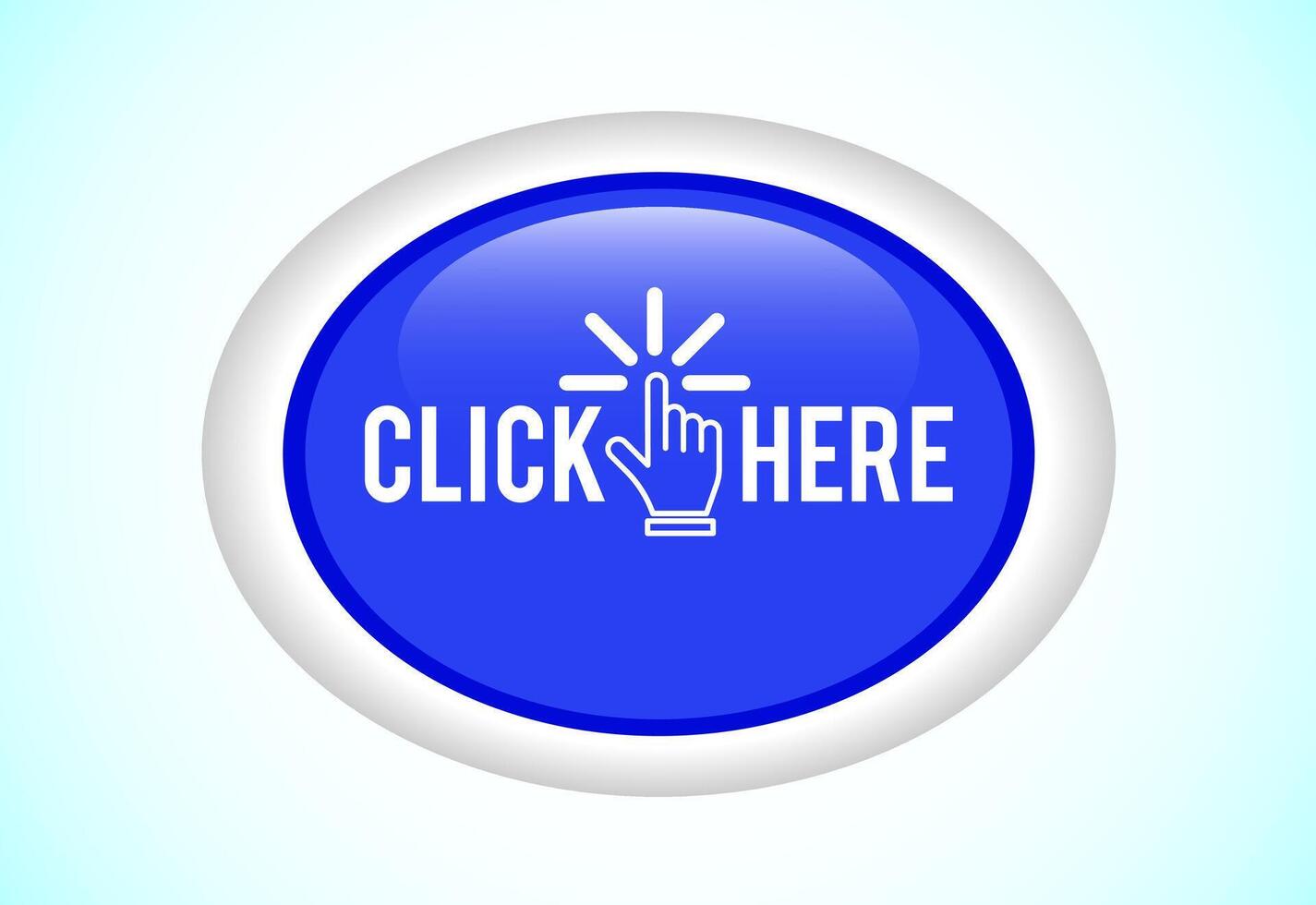 Click here button design, Clicking icon suitable for mobile app, and website vector