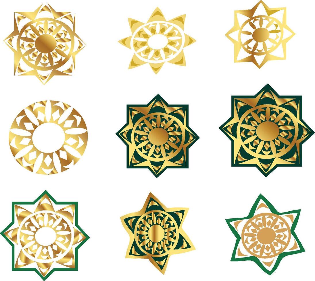 Islamic Border Frame Border vector