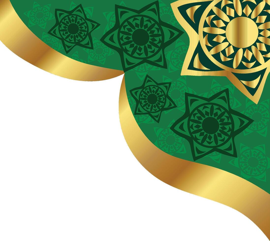 Islamic Border Frame Border Pattern vector
