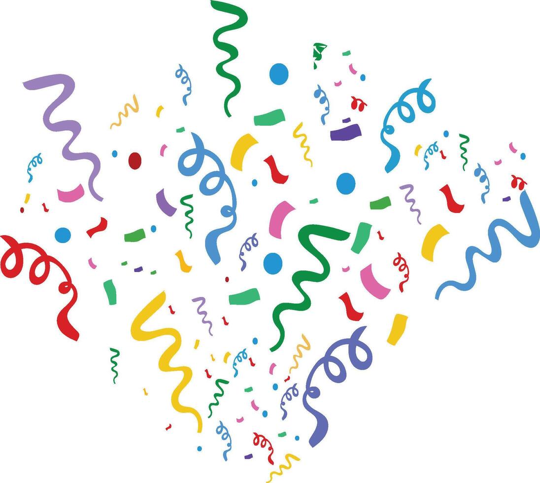 Colorful Confetti Paper vector