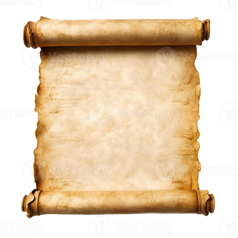 Historic Scroll Inscribed with Royal Decrees png