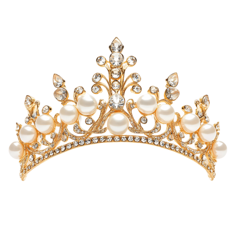 Elegant and Delicate Tiara Fit for a Princess png