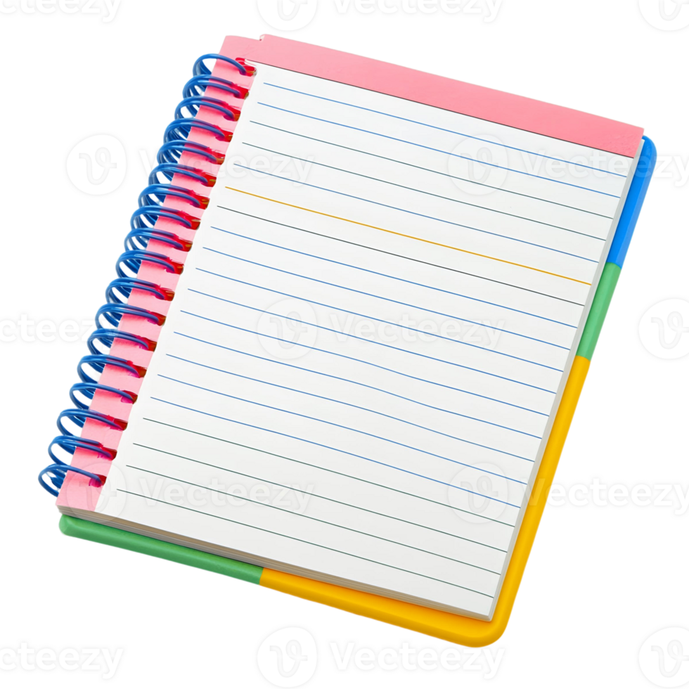 Bright and Cheerful Notepad for Everyday Use png
