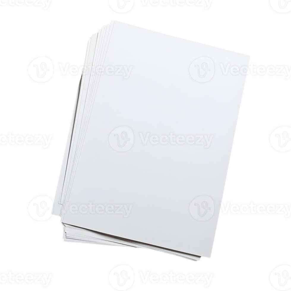 Isolated High Quality Paper Ideal for Documents png