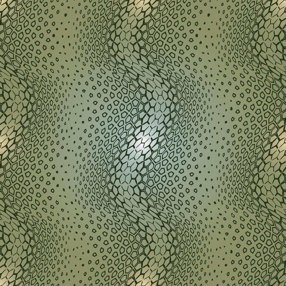 Vertical, seamless dark snakeskin inspired pattern in earthy green hues with wavy textures. Perfect for digital use in textiles, wallpapers, and graphic design. vector