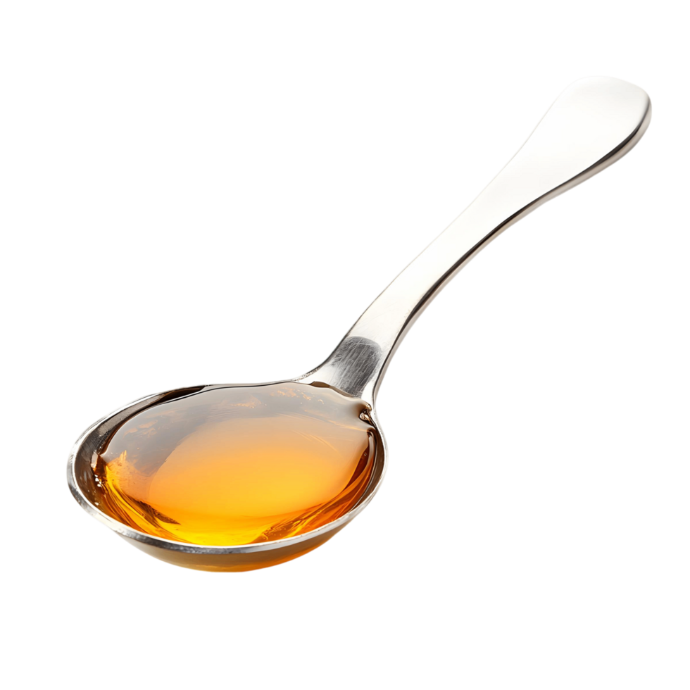 Spoonful of Honey Presented on a Transparent Background png
