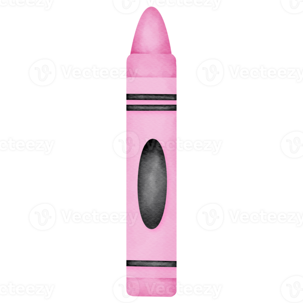 Pink crayon art png