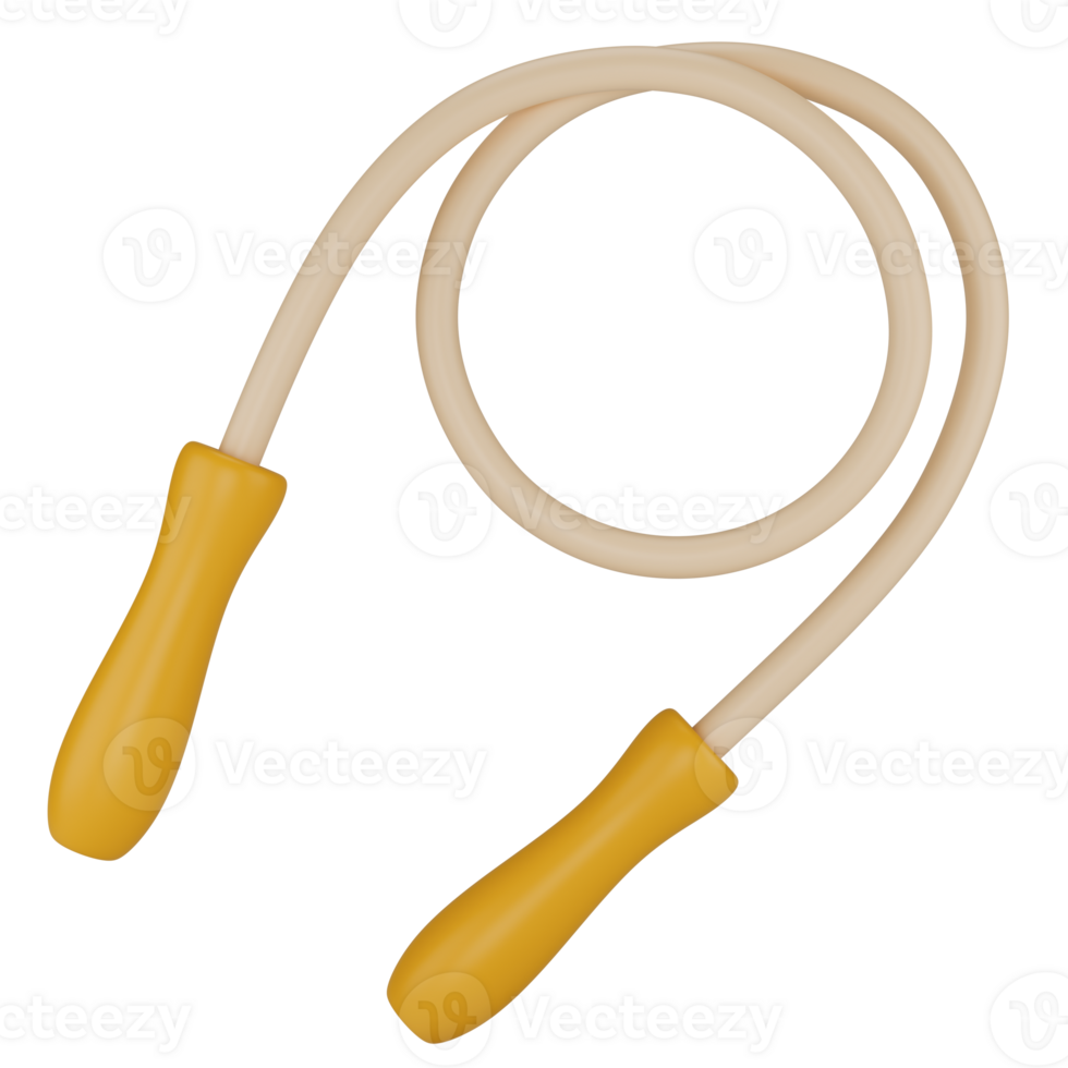Stylized jump rope. Isolated on transparent background png