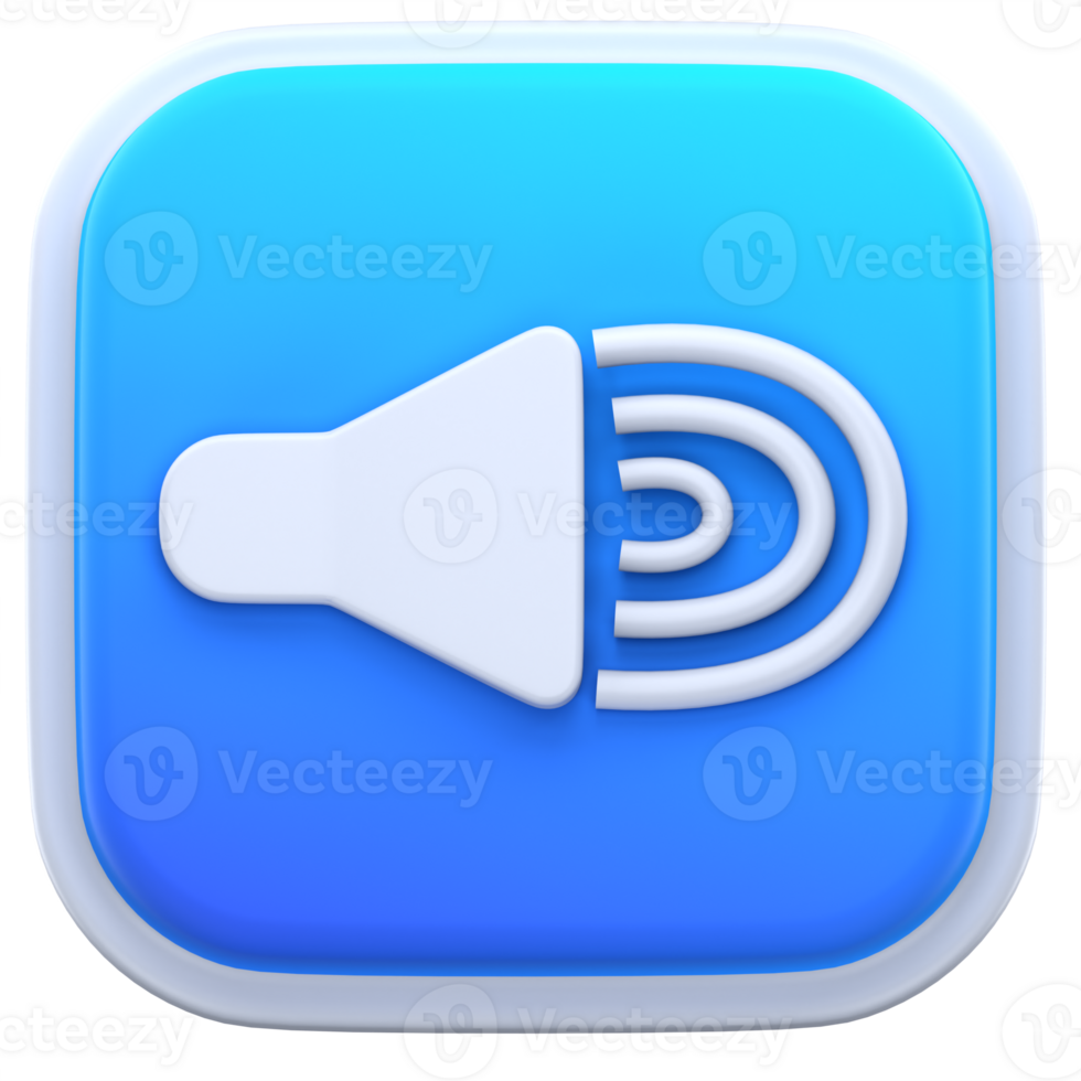 3d illustration volume app png