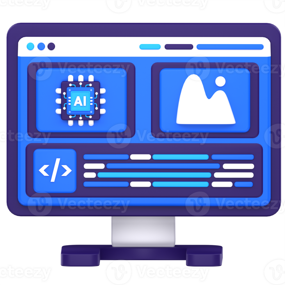 3d illustration AI Image Generator png