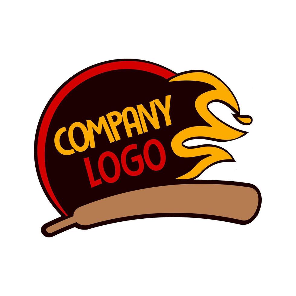 Cooking logo or label. Emblem for restaurant or cafe menu design. Lettering vector