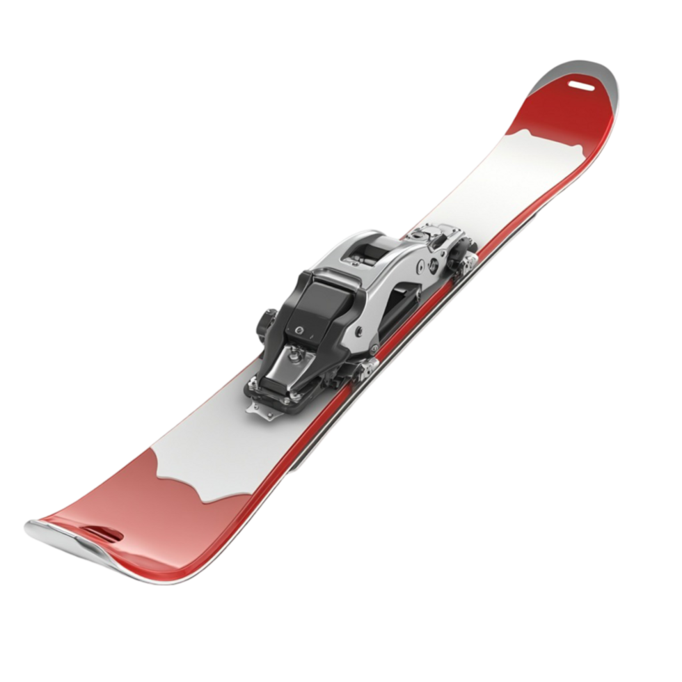 Snowboard with Red Design png