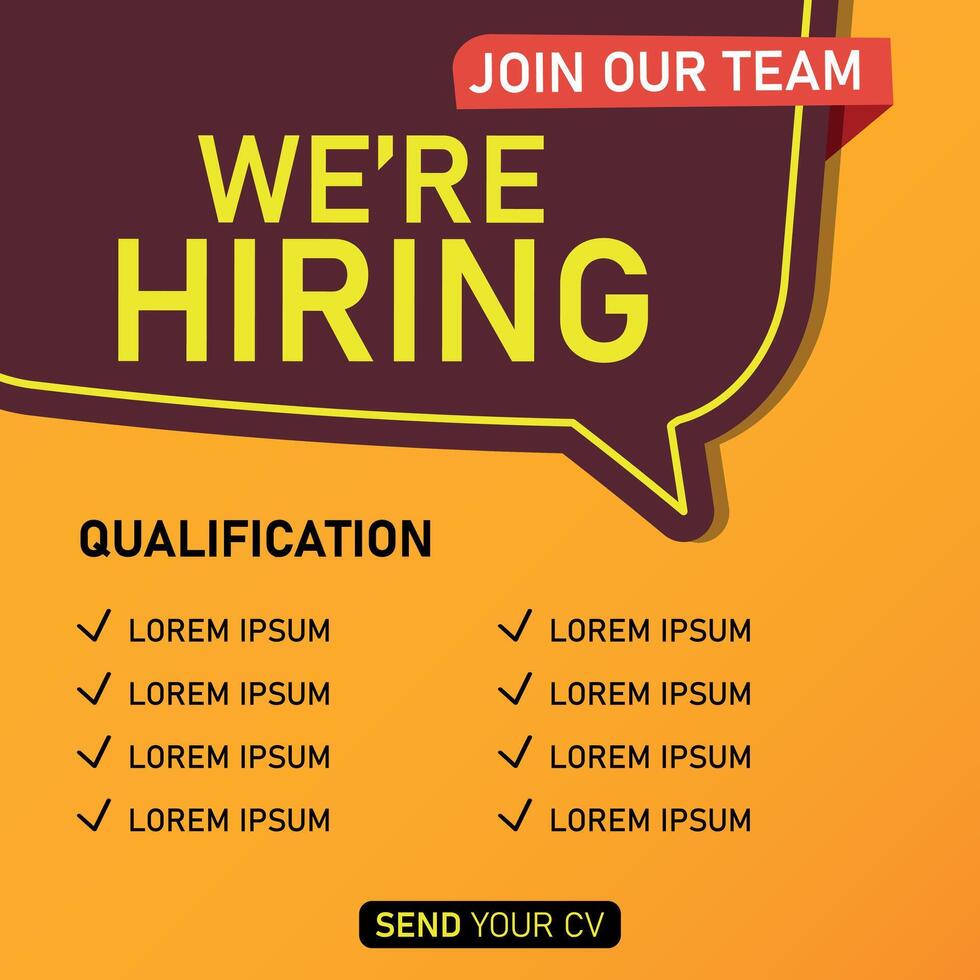 we're hiring on Quick Tips badge. Business concept for new ideas creativity and innovative solution vector