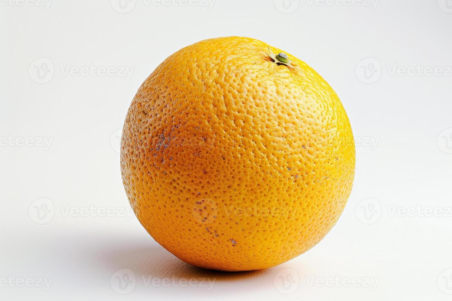 Orange on white background photo