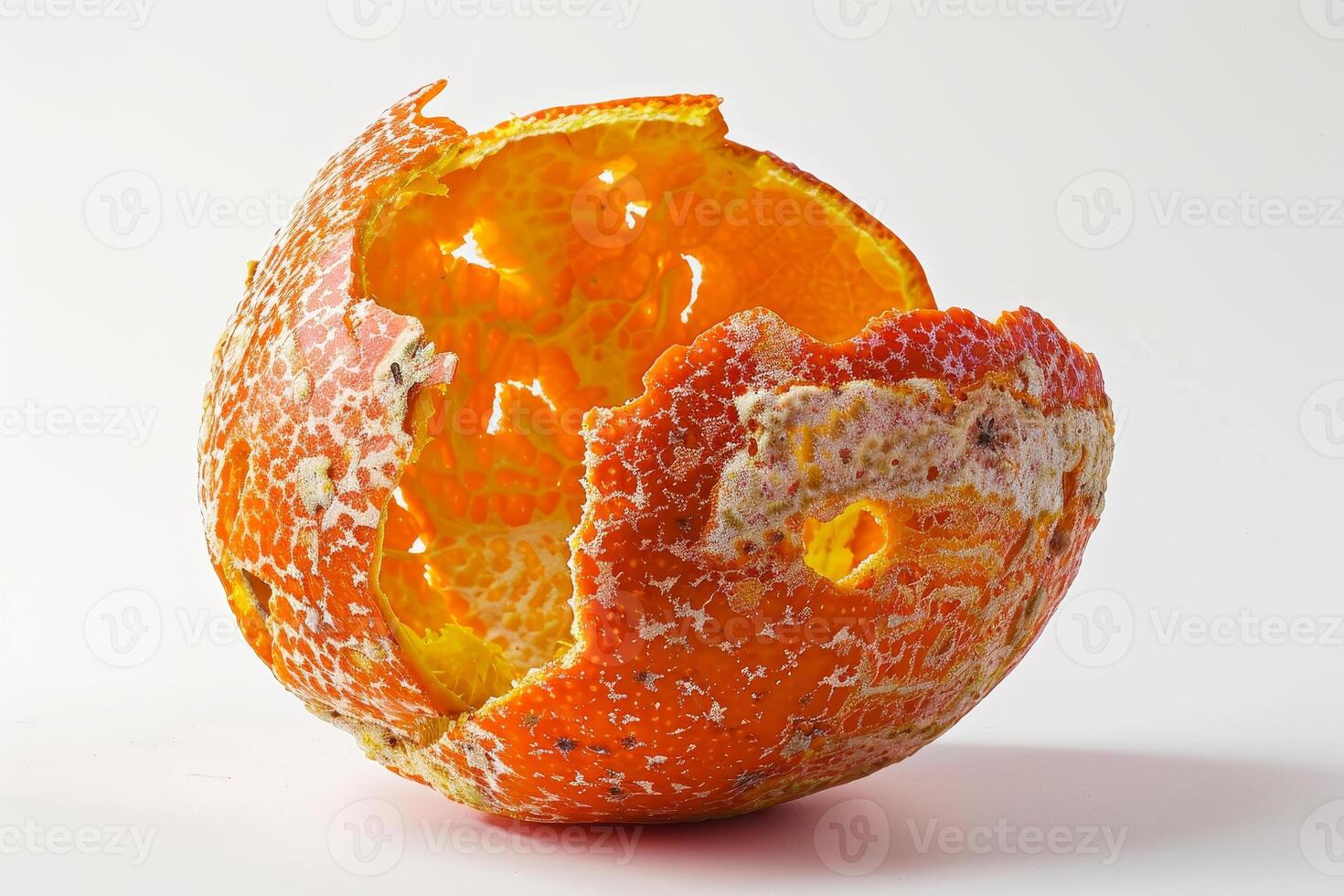 A peeled orange photo