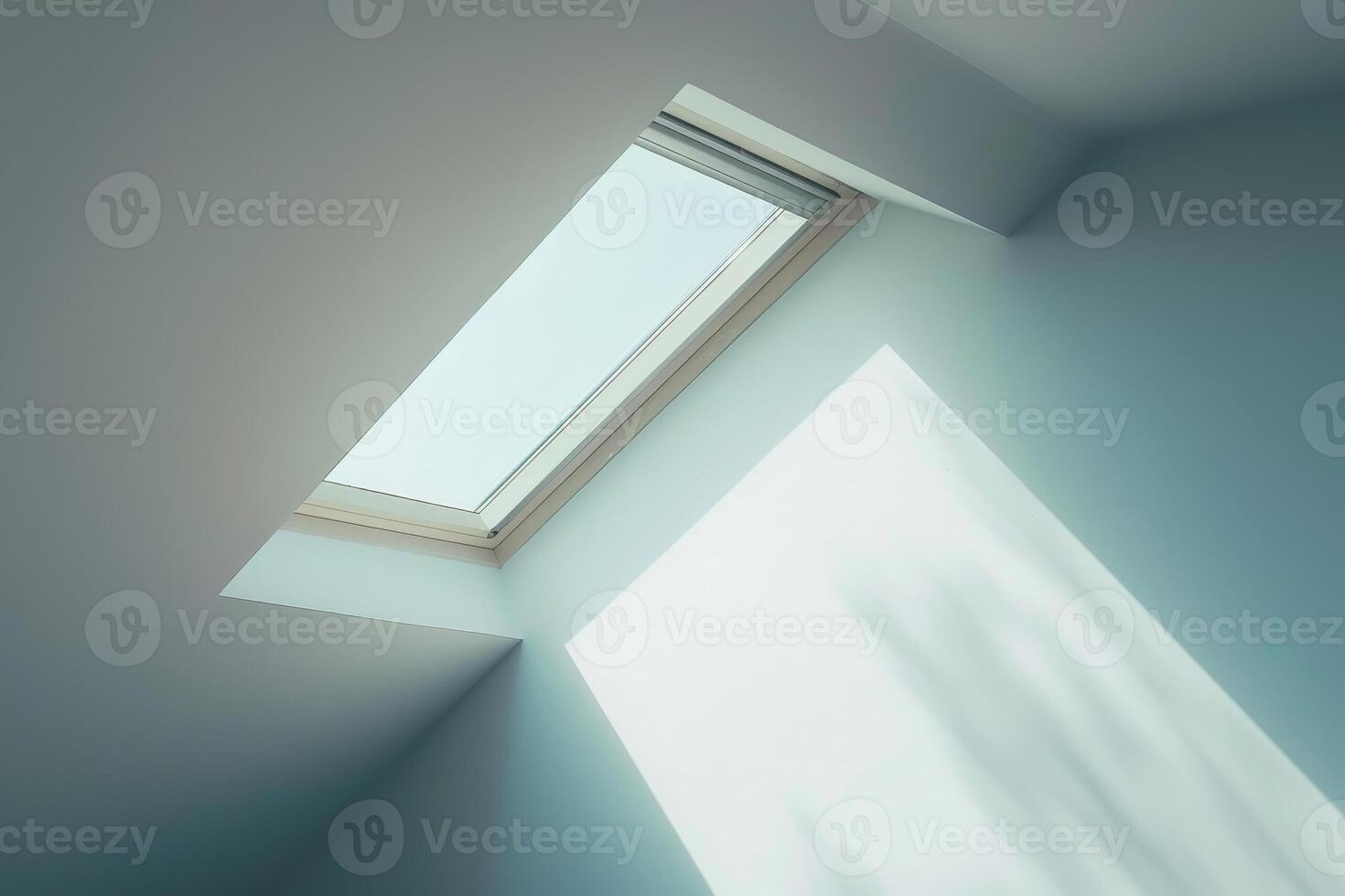 A window with a clear glass pane and a white frame photo