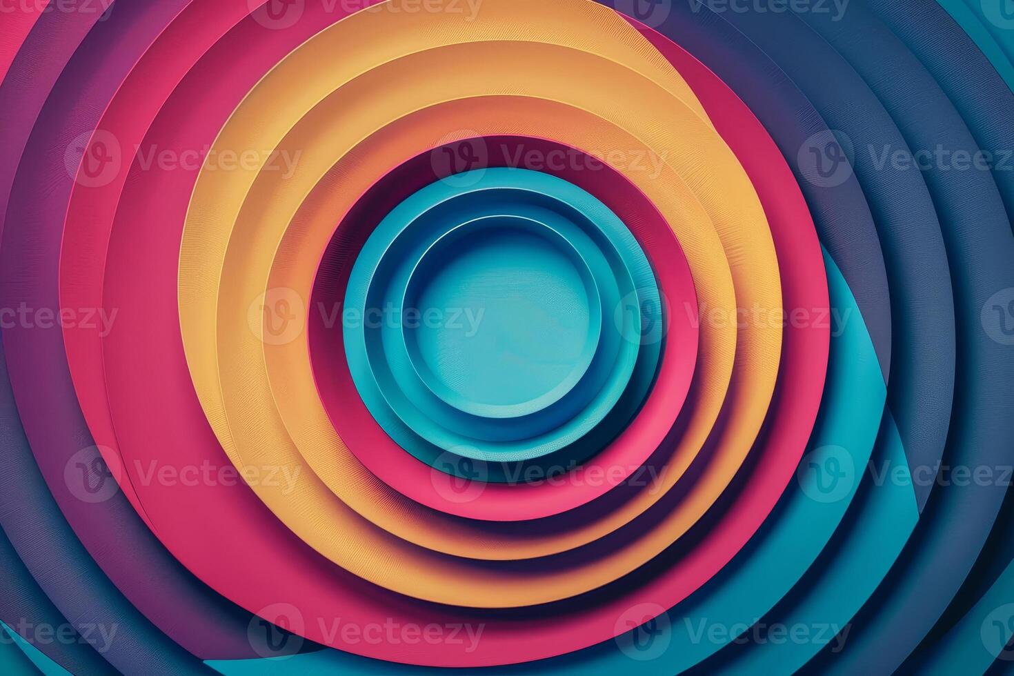 Colorful abstract background with circular shapes photo