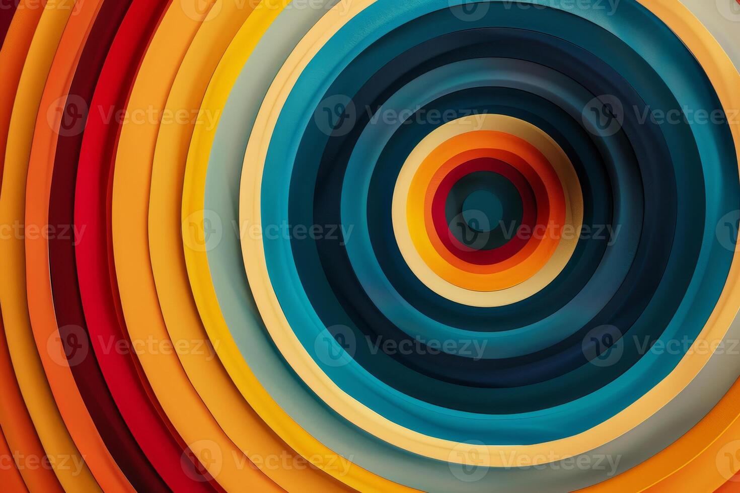 Colorful abstract background with a circular design photo