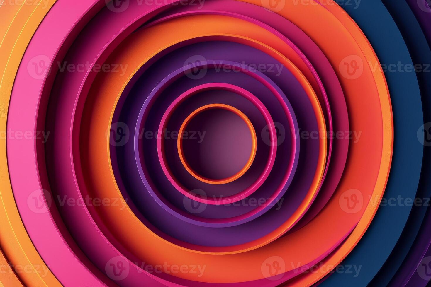 Colorful abstract background with circular shapes photo