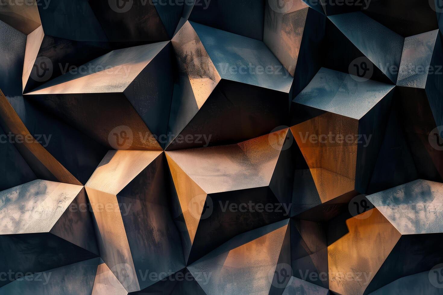 Abstract geometric background with many triangles photo