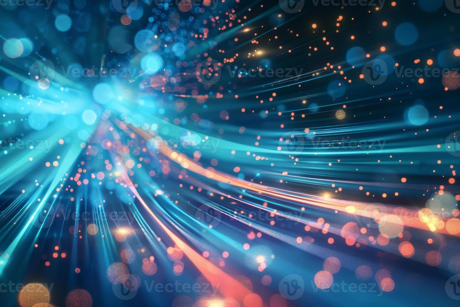 Fiber optic network background photo