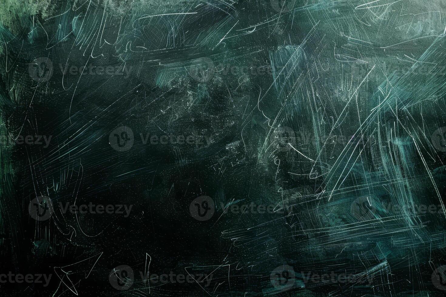 A black and green background with a chalkboard photo