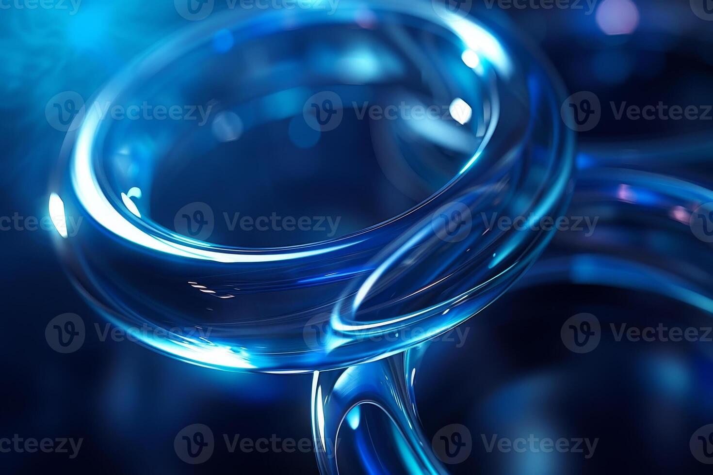 A blue circle with a blue background photo