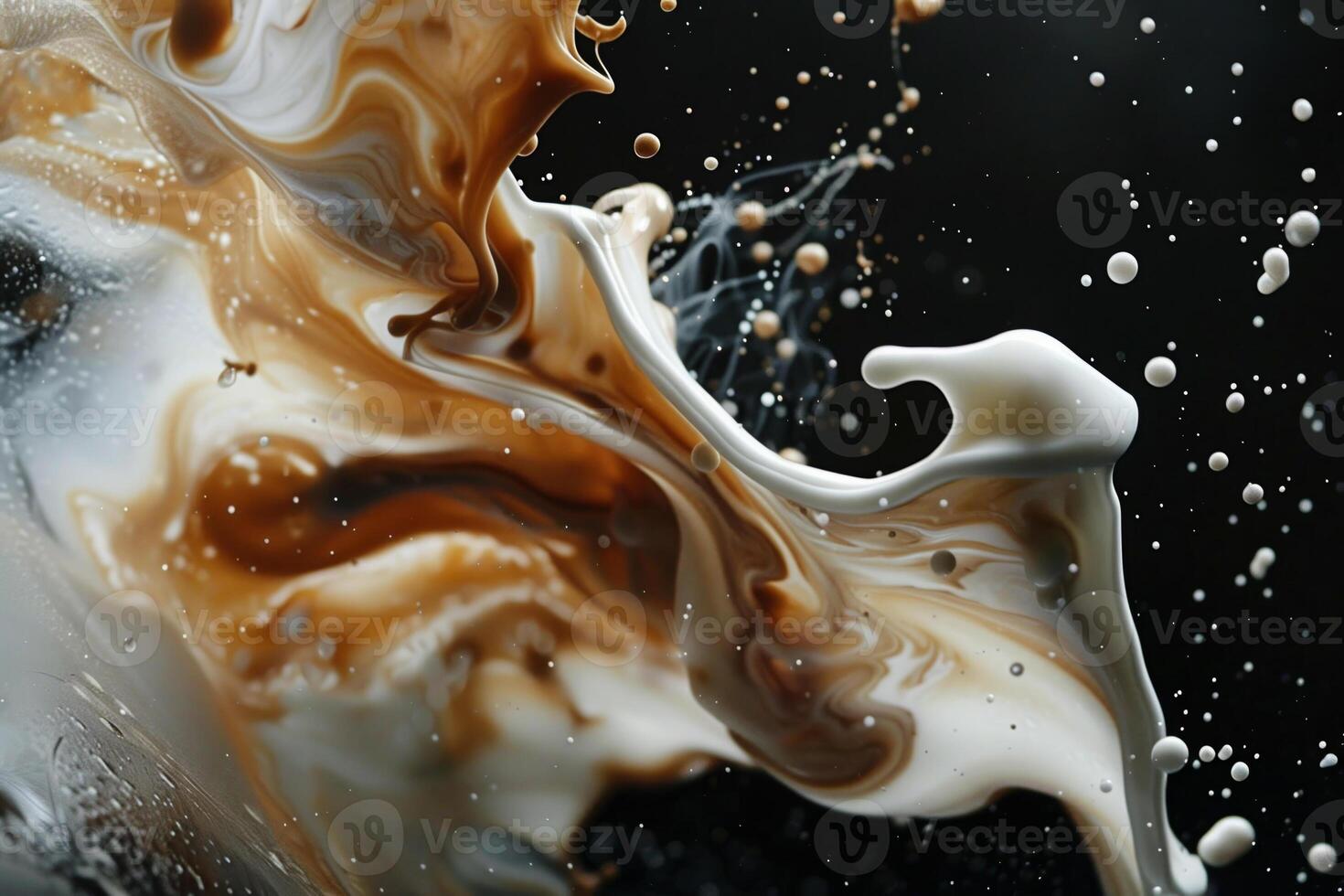 A close up of a liquid being splashed photo