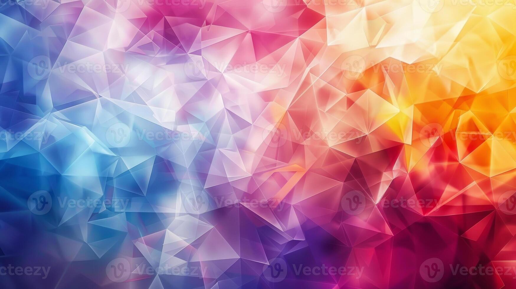 Abstract colorful background with triangles photo