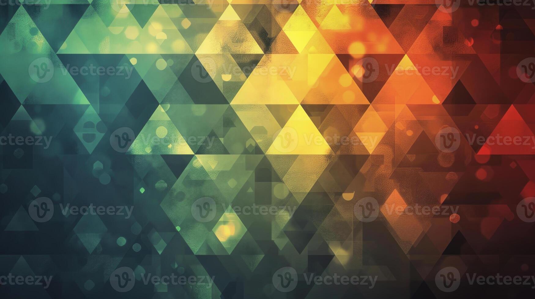 A colorful abstract background with triangles and squares photo