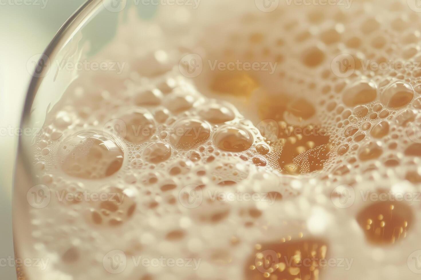 A refreshing drink fills a glass, showcasing a bubbly surface and vivid colors. This enticing beverage sets the mood for relaxed conversations under the sun photo