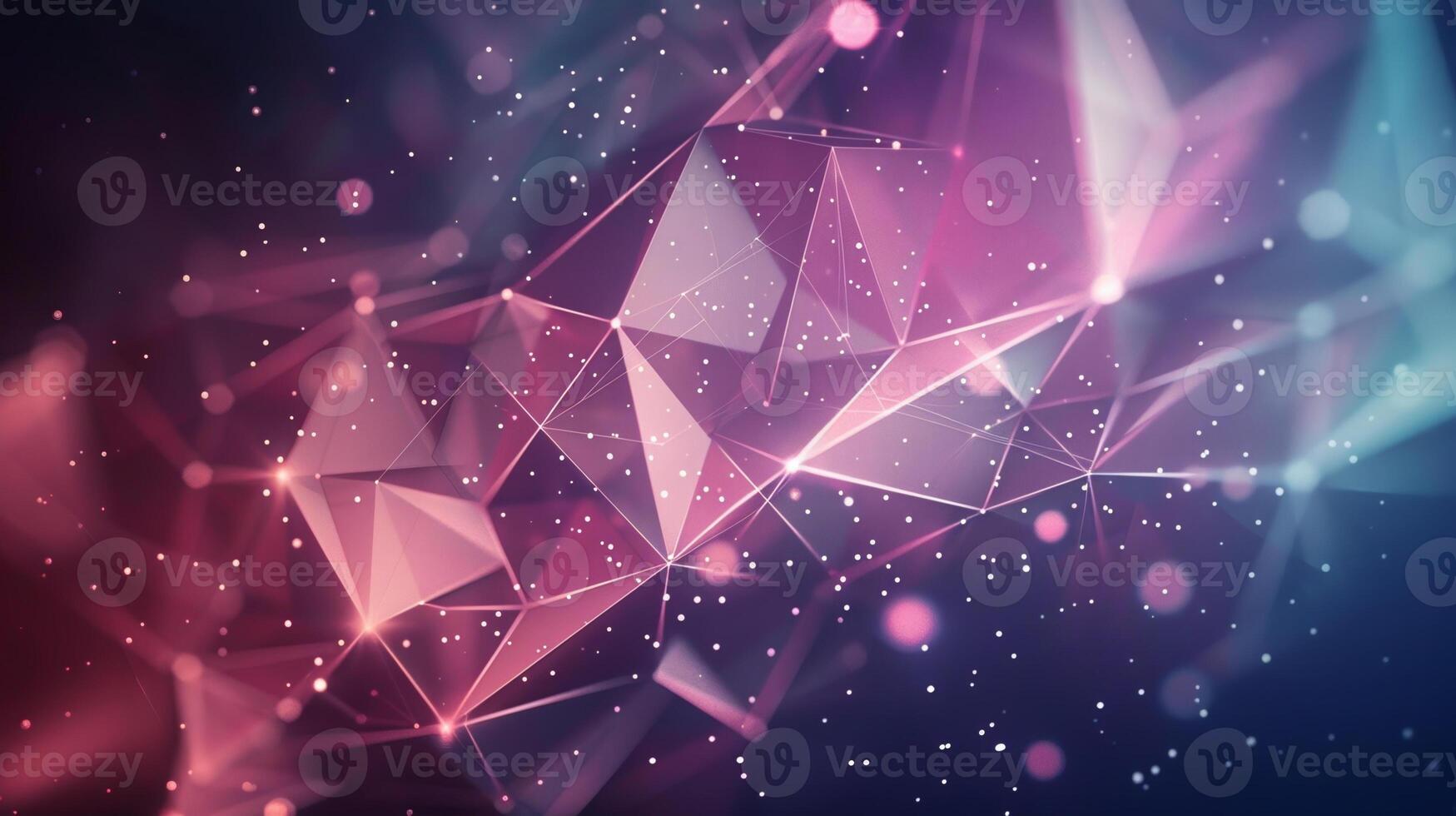 A colorful abstract image with a lot of lines and dots photo