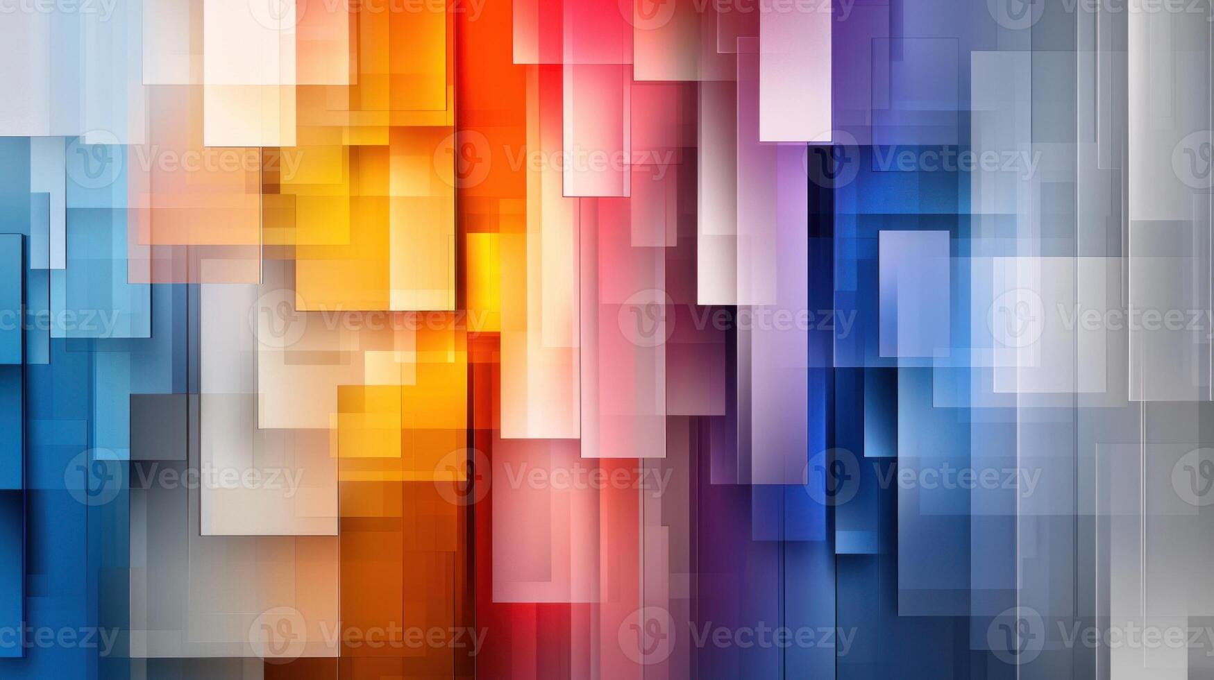 Abstract background with colorful squares photo
