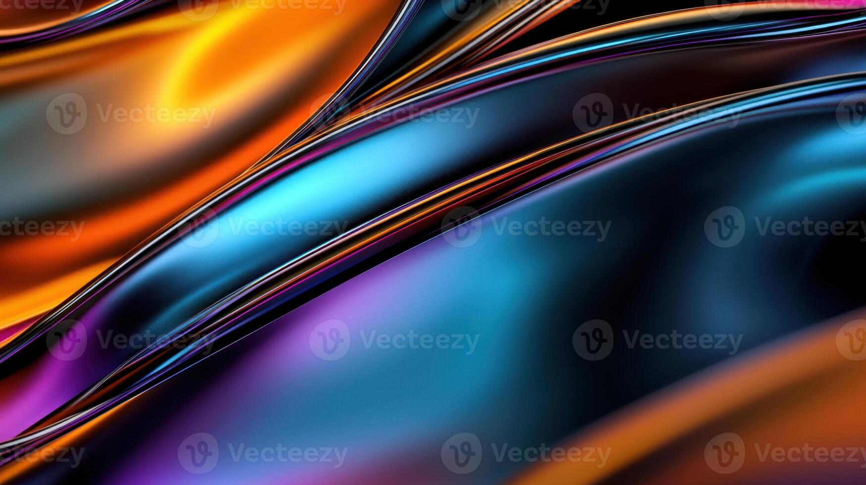A colorful abstract background with waves photo
