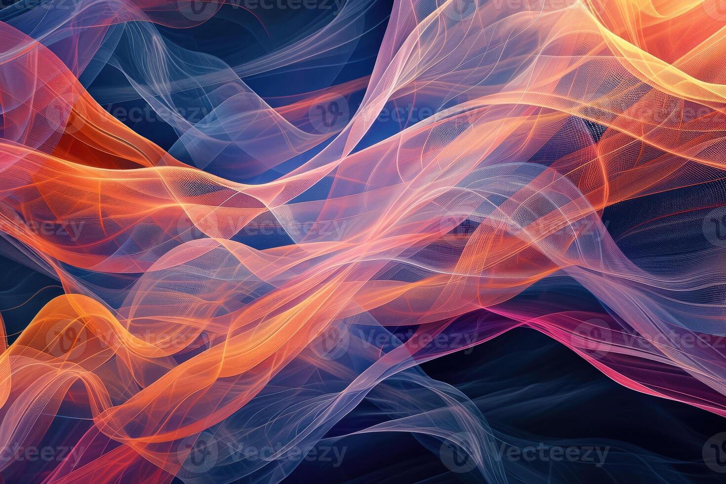 A colorful abstract background with waves photo